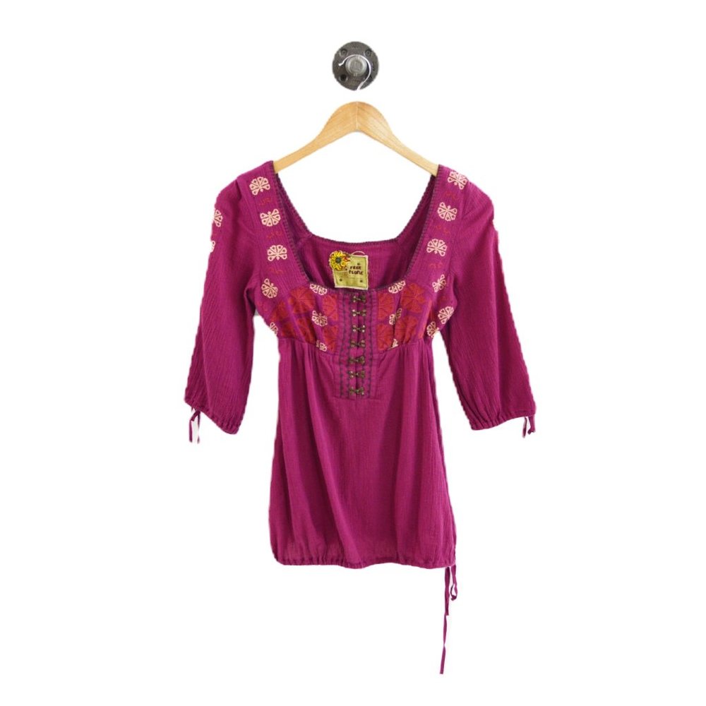 Free People Patterned Top #208-4